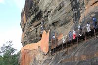 Aufstieg zur Felsenfestung von Sigiriya